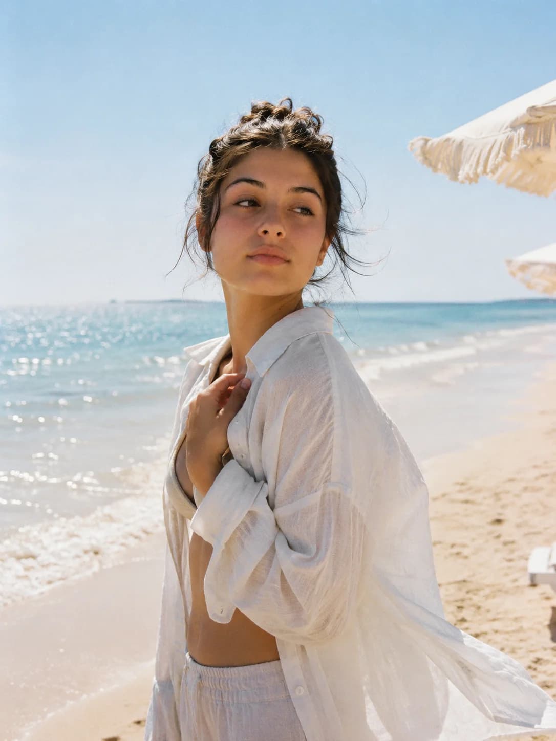 Beach Day style preview - AI Selfie Editor Portrait & Photo Enhancer for Instagram, Pinterest, Facebook and Snapchat