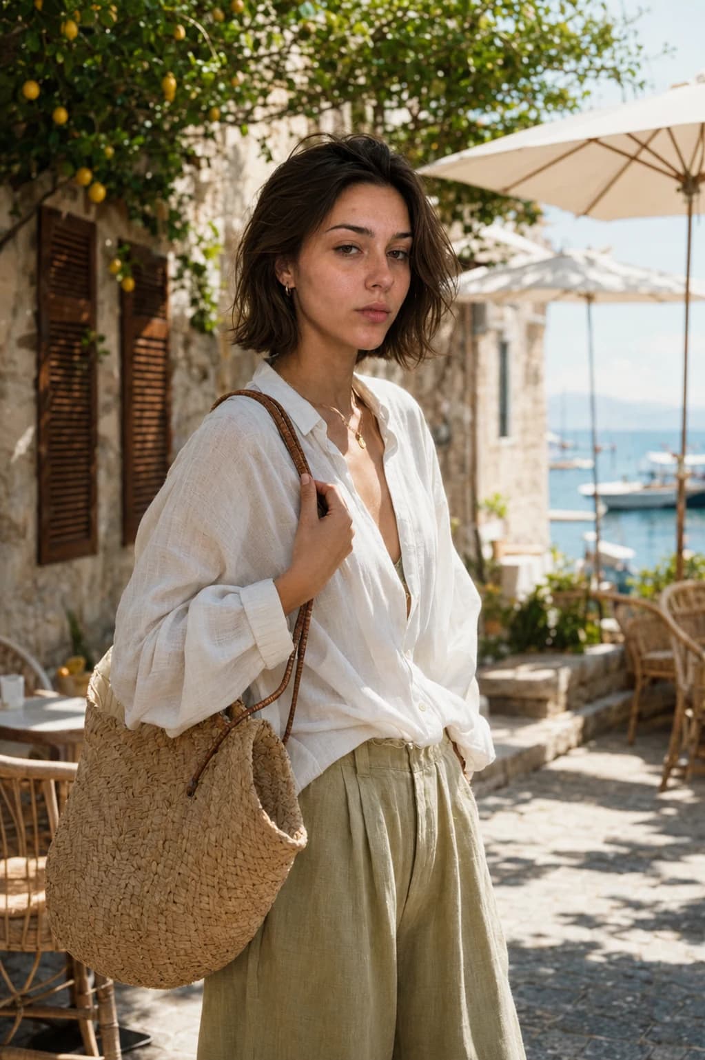 Euro Summer aesthetic - European holiday AI photo for Instagram and Pinterest